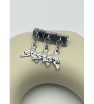 Çelik Silver Kuyruk Sallantılı Nomi Charm - 25crm103