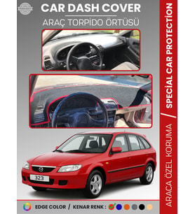 MAZDA 323 BJ HATCHBACK (1998-2003) Torpido Örtüsü Panel Koruma Torpido Koruma Tam Uyum UV Koruma