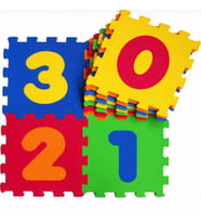 Eva 10 Parça Bebek Puzzle Oyun Matı Yer Karosu