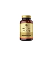 Biotin 5000 mcg Takviye Edici Gıda 50 Kapsül