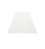 Makine Kaymaz Yıkanabilir Beyaz Düz Jüt Salon Halısı Mutfak Halısı Koridor Halısı Yolluk 5 cream