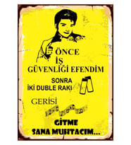 Ahşap MDF Poster (27x18cm)