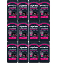 Drynites Emici Gece Külodu/Külot Bez Kız 8-13 Yaş 30-48KG Large 108 Adet 12PK*9 AltIslatmalara Karşı