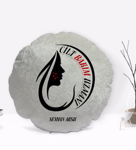 BK Gift Kişiye Özel İsimli Cilt Bakım Uzmanı Tasarımlı Dekoratif Kırlent Yastık-1