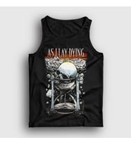 Presmono Unisex Siyah Time As I Lay Dying Atlet