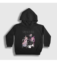 Presmono Unisex Çocuk Siyah Cover Raizel Anime Noblesse Kapüşonlu Sweatshirt 463827tt
