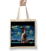 English Springer Spaniel Starry Night Bez Çanta Uzun Saplı