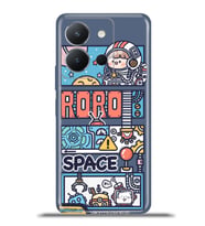 Vivo Y36 Kapak HD Renkli Dizayn Silikon Kılıf - Roro