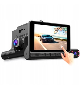 Navigold DS-513 Full Hd 1080P Dokunmatik Araç Içi Dvr Kamera 3 Kameralı