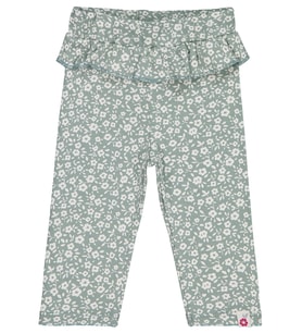 Civil Baby Çiçek Empirme 6-18 Ay Tek Alt Bebe - Yeşil