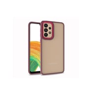 Samsung Galaxy A73 Uyumlu Kılıf Zore Flora Kapak (Kırmızı)