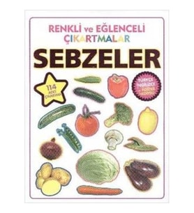 Renkli ve Eğlenceli Çıkartmalar - Sebzeler (Vegetables)