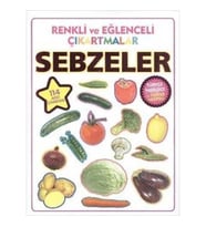 Renkli ve Eğlenceli Çıkartmalar - Sebzeler (Vegetables)