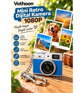 Dijital Kamera Full Fotoğraf & Video Çekimi Lcd Ekran Kamera Tf Kart Destekli