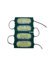 12 Volt Stop Yazılı Yeşil Işık 90x35 mm Çakar Modül 5 Adet