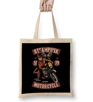 Steampunk Motorcycle Bez Çanta Uzun Saplı
