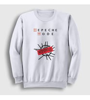 Presmono Unisex Beyaz Wrong Depeche Mode Sweatshirt 141567tt (Beyaz)