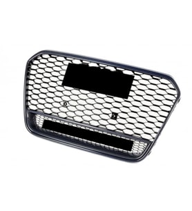 Audi A6 RS6 Panjur Quattro Yazılı Carbon Görünüm 2011-2014 Arası Uyumlu