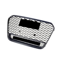 Audi A6 RS6 Panjur Quattro Yazılı Carbon Görünüm 2011-2014 Arası Uyumlu