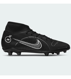 Nike Mercurial Superfly  8 Club FG / MG Soccer Shoes Çoraplı Krampon Siyah