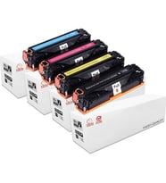 PlusPrint Hp Color Laserjet Pro Mfp M277N Muadil Toner Takım-Hp CF400A
 (Siyah)