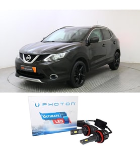 Nissan Qashqai J11 Led Xenon Uzun Far Ampulü H7 Ultimate Yeni Seri Beyaz 2014+