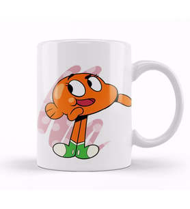Cartoon Dylean Gumball Darwin Kupa Bardak Porselen