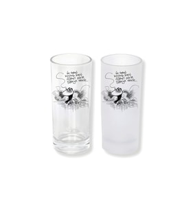 Ghostbastır Design Hüzünlü Buzlu / Buzsuz Seçenekli Rakı Bardağı – 1 Adet Şık Sunum Bardağı 0127