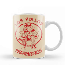 Los Pollos Hermanos Kupa Bardak Porselen