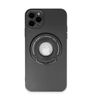 İphone 12 Kılıf Lukka Magneticsafe Kapak - Siyah