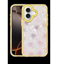 iPhone 16 Lumi Desenli Kapak - Sarı