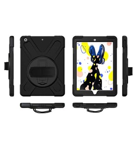 Lexroo iPad 10.2 2021 (9.Nesil) Defender Tablet Silikon - Siyah