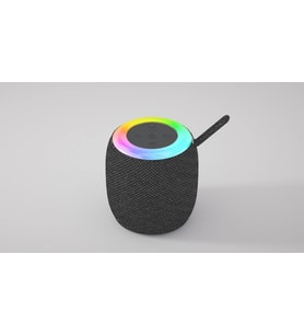 Torima D10 Taşınabilir Rgb Ledli Bluetooth Hoparlör Usb-Fm Radyo Gri