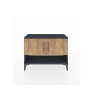 Arges Şifonyer 2 Raflı 2 Kapaklı 88x30x64 Antrasit-Çam