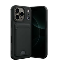 iPhone 17 Pro Max Kelvin Kartvizitli Silikon - Siyah