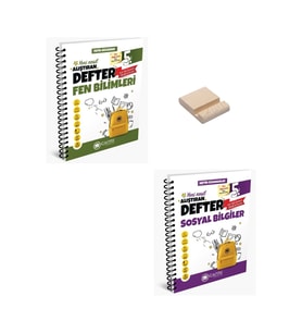 5. Sınıf Fen Bilimleri ve Sosyal Bilgiler Alıştıran Defter