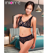 Dantel Bralet Takım (Lacivert)