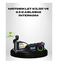 Mey İthalat® Motosiklet ve Günlük Kullanım İçin Bluetooth Hoparlör ve Disk Kilidi Seti