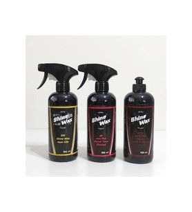 Shine Wax Hızlı Cila & Demir Tozu Temizleyici & Lastik Parlatıcı Jel 500 ml 3'lü Set