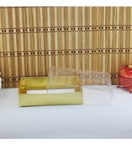 Asetat Kapaklı Karton Kutu 15X15X3 (50 Adet)  Gold
