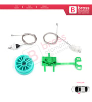 Fiat Punto MK2 188 188AX 1999-2005 3/5 Kapı 0046536312 İçin Ön Sol Kapı Cam Kriko Tamir Seti