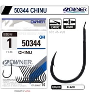 SİYAH ÇAPRAZ OLTA İĞNESİ OWNER 50344 CHINU NO:1/0