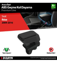 Seat İbiza Uyumlu Kol Dayama Kolçak Geçmeli ABS Siyah 2009-2016 A+Kalite Parça