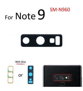 Samsung Galaxy NOTE 9 Arka Kamera Camı Lens Yapışkanlı