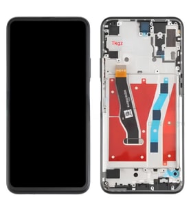 Tkgz - P Smart Z Uyumlu Lcd Ekran Dokunmatik Servis Lcd ÇITALI SİYAH