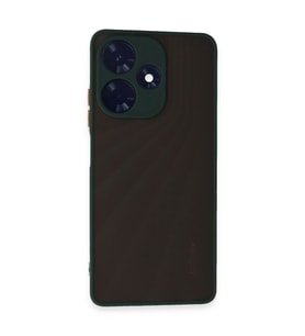 İnfinix Hot 30 4g Kılıf Montreal Silikon Kapak - Yeşil