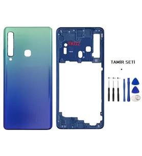 Samsung Galaxy A9 - SM-A920F FULL Kasa Arka Kapak Takım MAVİ - TAMİR SETİ