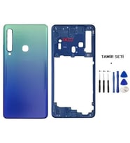Samsung Galaxy A9 - SM-A920F FULL Kasa Arka Kapak Takım MAVİ - TAMİR SETİ