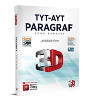3D Yayınları Tyt-Ayt Paragraf Soru Bankası Yeni