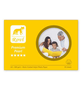 Rovi Premium İnci Fotoğraf Kağıdı 300gsm 50yp A4